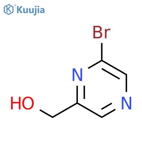 (6-Bromopyrazin-2-yl)methanol structure
