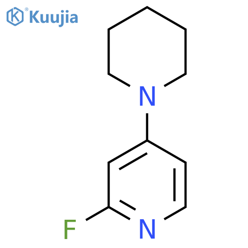 2-Fluoro-4-(piperidin-1-yl)pyridine structure