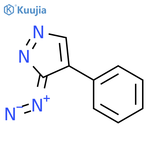 3H-Pyrazole, 3-diazo-4-phenyl- structure