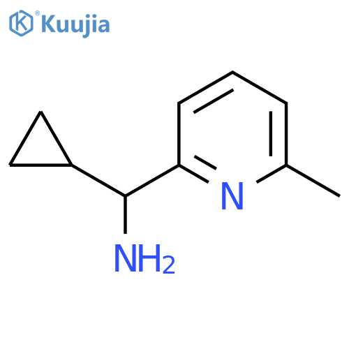 Cyclopropyl(6-methylpyridin-2-yl)methanamine structure