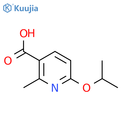 6-Isopropoxy-2-methylnicotinic acid structure