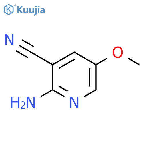 2-Amino-5-methoxynicotinonitrile structure