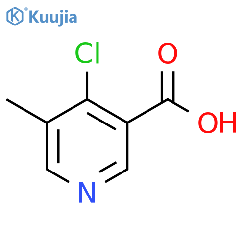 4-chloro-5-methylpyridine-3-carboxylic acid structure