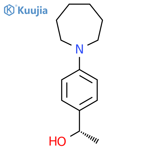 (1S)-1-[4-(Azepan-1-yl)phenyl]ethan-1-ol structure