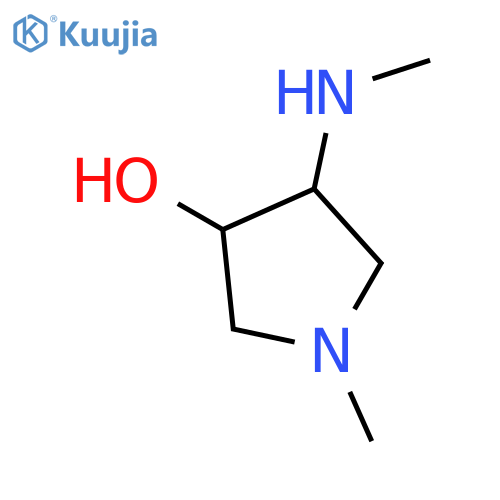 trans-1-Methyl-4-(methylamino)-3-pyrrolidinol structure