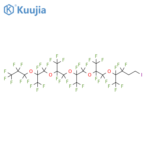 1-IODO-1H,1H,2H,2H-PERFLUORO(4,7,10,13,16-PENTAMETHYL-5,8,11,14,17-PENTAOXAEICOSANE) structure