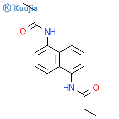 N-(5-propanamidonaphthalen-1-yl)propanamide structure