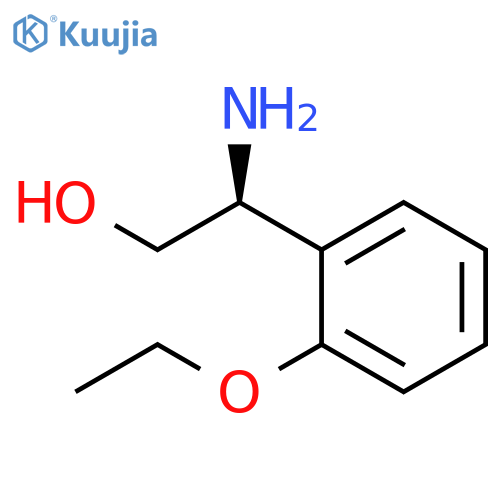 (2S)-2-amino-2-(2-ethoxyphenyl)ethan-1-ol structure