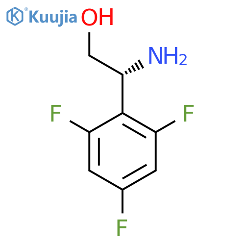 (2R)-2-amino-2-(2,4,6-trifluorophenyl)ethan-1-ol structure