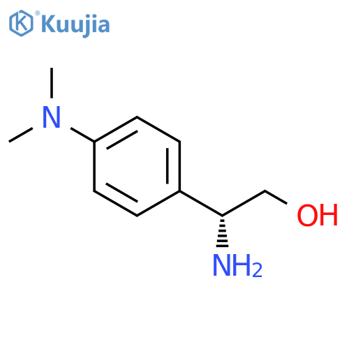 (2R)-2-amino-2-4-(dimethylamino)phenylethan-1-ol structure