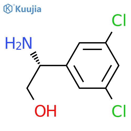 (2R)-2-amino-2-(3,5-dichlorophenyl)ethan-1-ol structure