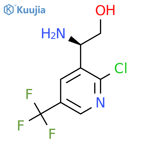 (2R)-2-amino-2-2-chloro-5-(trifluoromethyl)pyridin-3-ylethan-1-ol structure