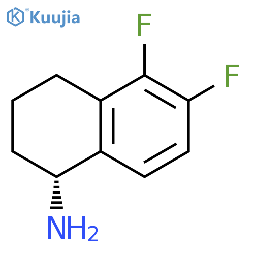 (1R)-5,6-DIFLUORO-1,2,3,4-TETRAHYDRONAPHTHYLAMINE structure