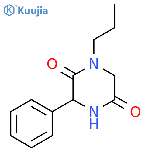 3-Phenyl-1-propylpiperazine-2,5-dione structure