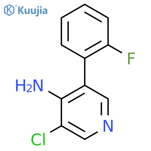 3-Chloro-5-(2-fluorophenyl)pyridin-4-amine structure
