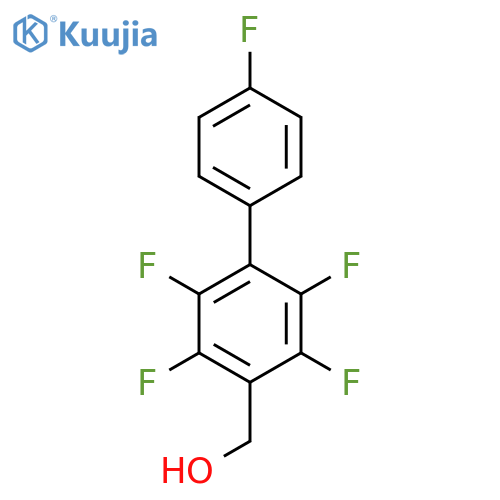 (2,3,4',5,6-Pentafluorobiphenyl-4-yl)methanol structure
