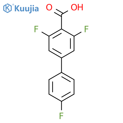 4',3,5-Trifluorobiphenyl-4-carboxylic acid structure