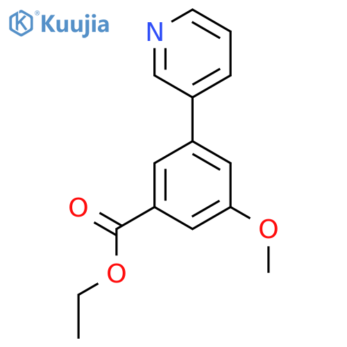 Ethyl 3-methoxy-5-(pyridin-3-yl)benzoate structure