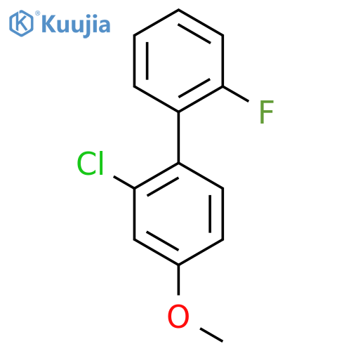 2-Chloro-2'-fluoro-4-methoxybiphenyl structure