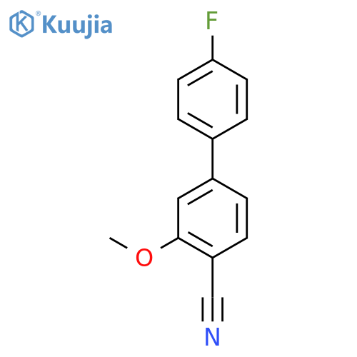 4'-Fluoro-3-methoxybiphenyl-4-carbonitrile structure