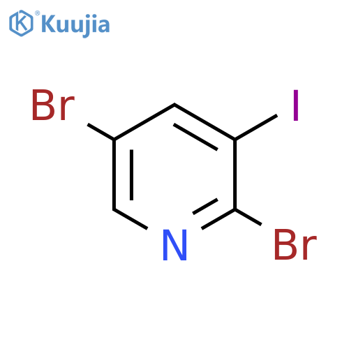 2,5-Dibromo-3-iodopyridine structure