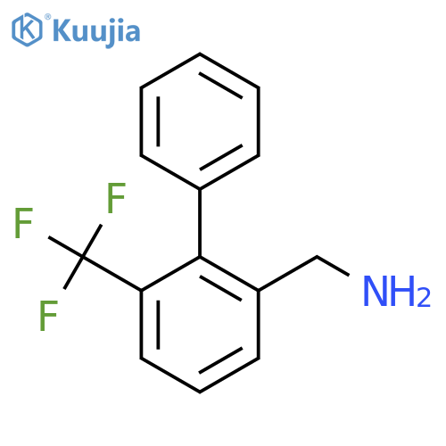 (6-(Trifluoromethyl)biphenyl-2-yl)methanamine structure