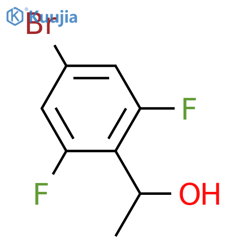 1-(4-bromo-2,6-difluorophenyl)ethan-1-ol structure