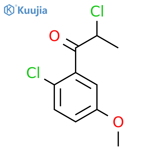 2,2'-Dichloro-5'-methoxypropiophenone structure