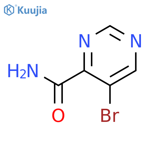5-Bromopyrimidine-4-carboxamide structure
