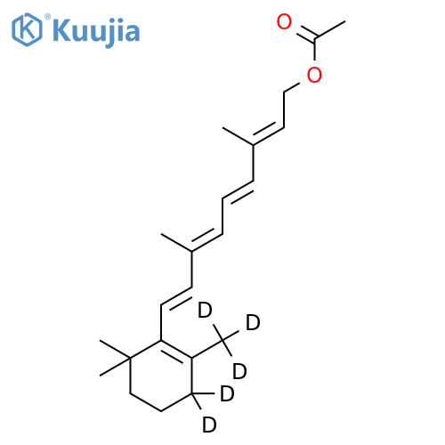 Vitamin A-d5 Acetate structure
