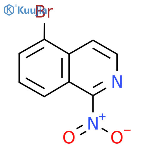 Isoquinoline, 5-bromo-1-nitro- structure