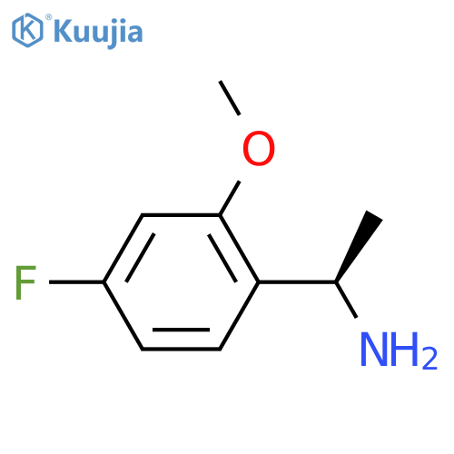 (1R)-1-(4-fluoro-2-methoxyphenyl)ethan-1-amine structure
