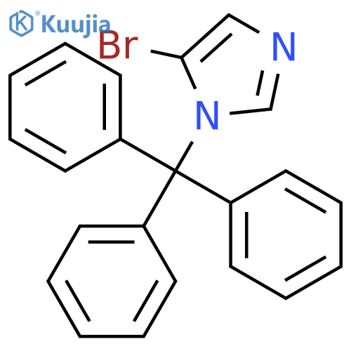 5-Bromo-1-trityl-1H-imidazole structure