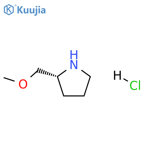 (2R)-2-(methoxymethyl)pyrrolidine;hydrochloride structure