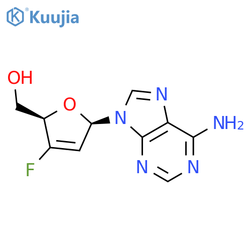 Adenosine,2',3'-didehydro-2',3'-dideoxy-3'-fluoro- (9CI) structure