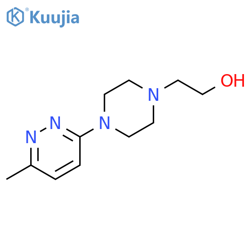 2-[4-(6-methylpyridazin-3-yl)piperazin-1-yl]ethan-1-ol structure