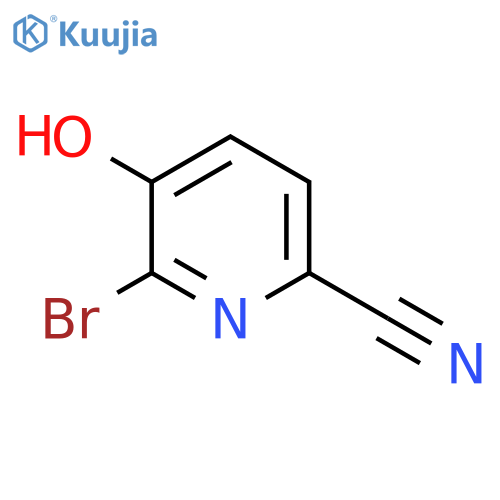 6-Bromo-5-hydroxypicolinonitrile structure