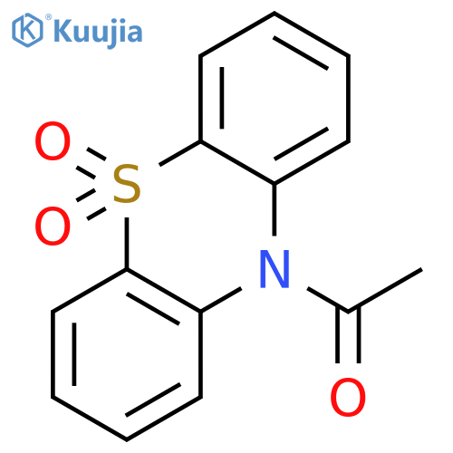 Ethanone,1-(5,5-dioxido-10H-phenothiazin-10-yl)- structure