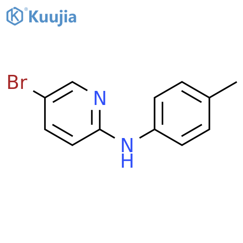 N-(5-Bromo-2-pyridinyl)-N-(4-methylphenyl)amine structure
