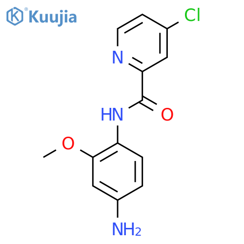 N-(4-Amino-2-methoxyphenyl)-4-chloro-2-pyridinecarboxamide structure