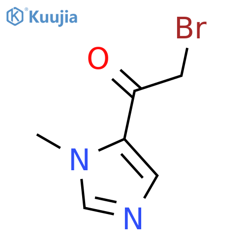 2-bromo-1-(1-methyl-1H-imidazol-5-yl)-Ethanone structure