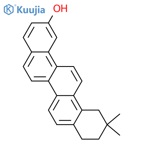 23,24,25,26,27,28-Hexanor-1,3,5(10),6,8,11,13,15,17-oleananonaen-2-ol structure