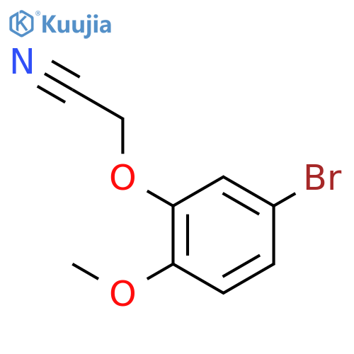 2-(5-Bromo-2-methoxyphenoxy)acetonitrile structure