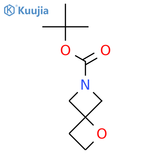 tert-Butyl 1-oxa-6-azaspiro[3.3]heptane-6-carboxylate structure