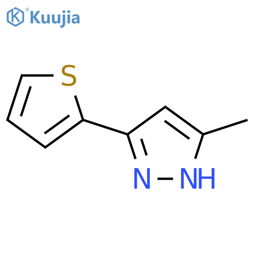 5-Methyl-3-(thiophen-2-yl)-1H-pyrazole structure