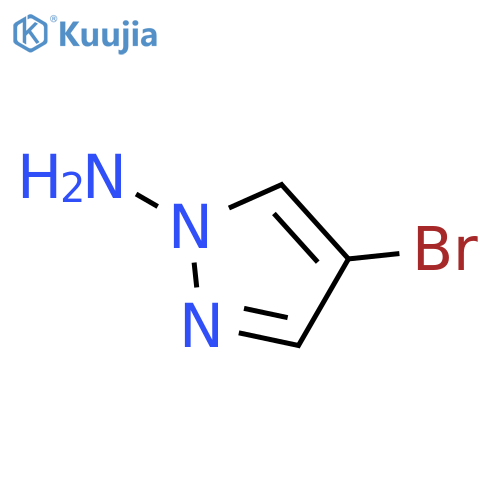 4-bromo-1H-Pyrazol-1-amine structure