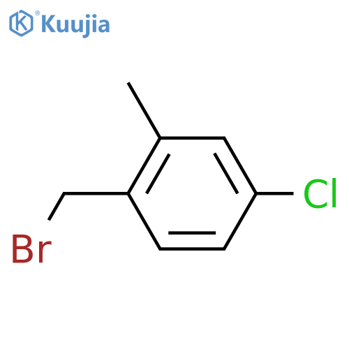 1-(bromomethyl)-4-chloro-2-methylbenzene structure