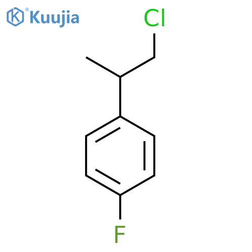 Benzene, 1-(2-chloro-1-methylethyl)-4-fluoro- structure