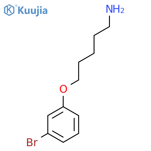 5-(3-Bromophenoxy)pentan-1-amine structure