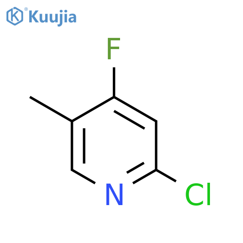 2-Chloro-4-fluoro-5-methylpyridine structure